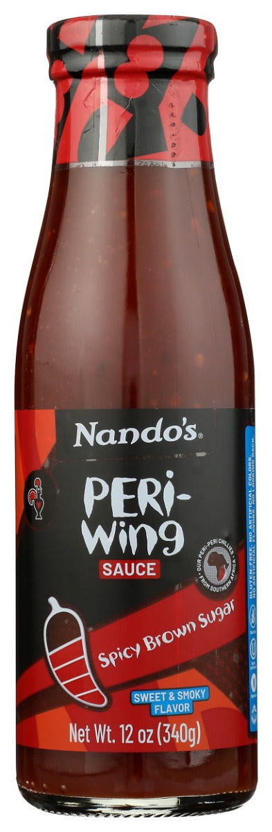 NANDO: Spicy Brown Sugar Peri Wing Sauce, 12 oz