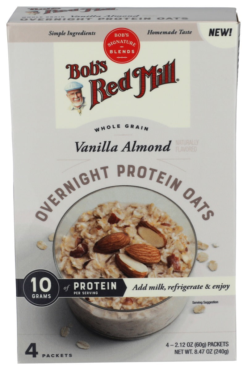 BOBS RED MILL: Vanilla Almond Protein Oats, 8.48 oz