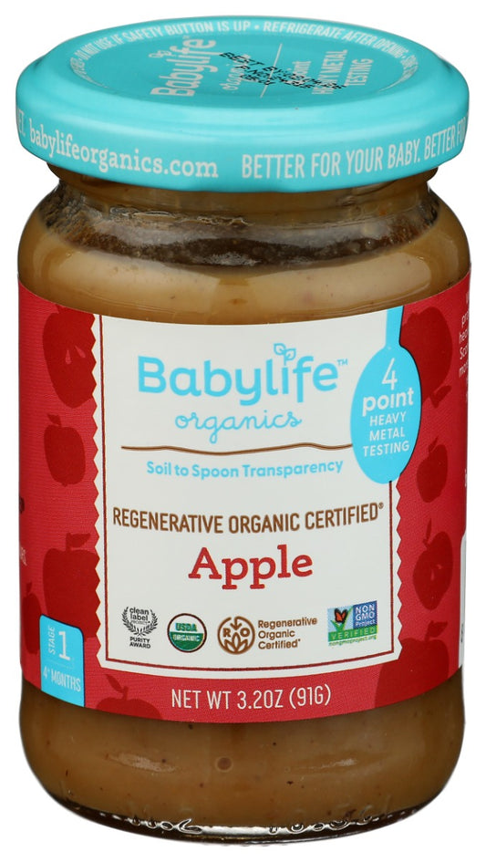 BABYLIFE ORGANICS: Apple Baby Food, 3.2 oz