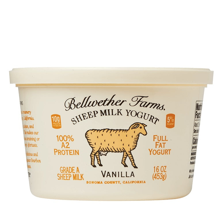 BELLWETHER FARMS: Vanilla Sheep Milk Yogurt, 16 oz