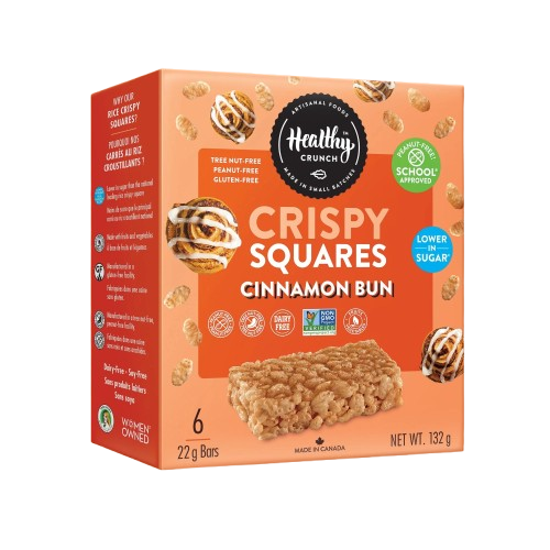 HEALTHY CRUNCH: Cinnamon Bun Crispy Squares, 4.68 oz
