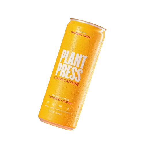PLANT PRESS: Clean Caffeine Grapefruit Ginger, 12 fo