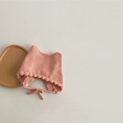 Autumn Baby Knitted Ear Protection Hat