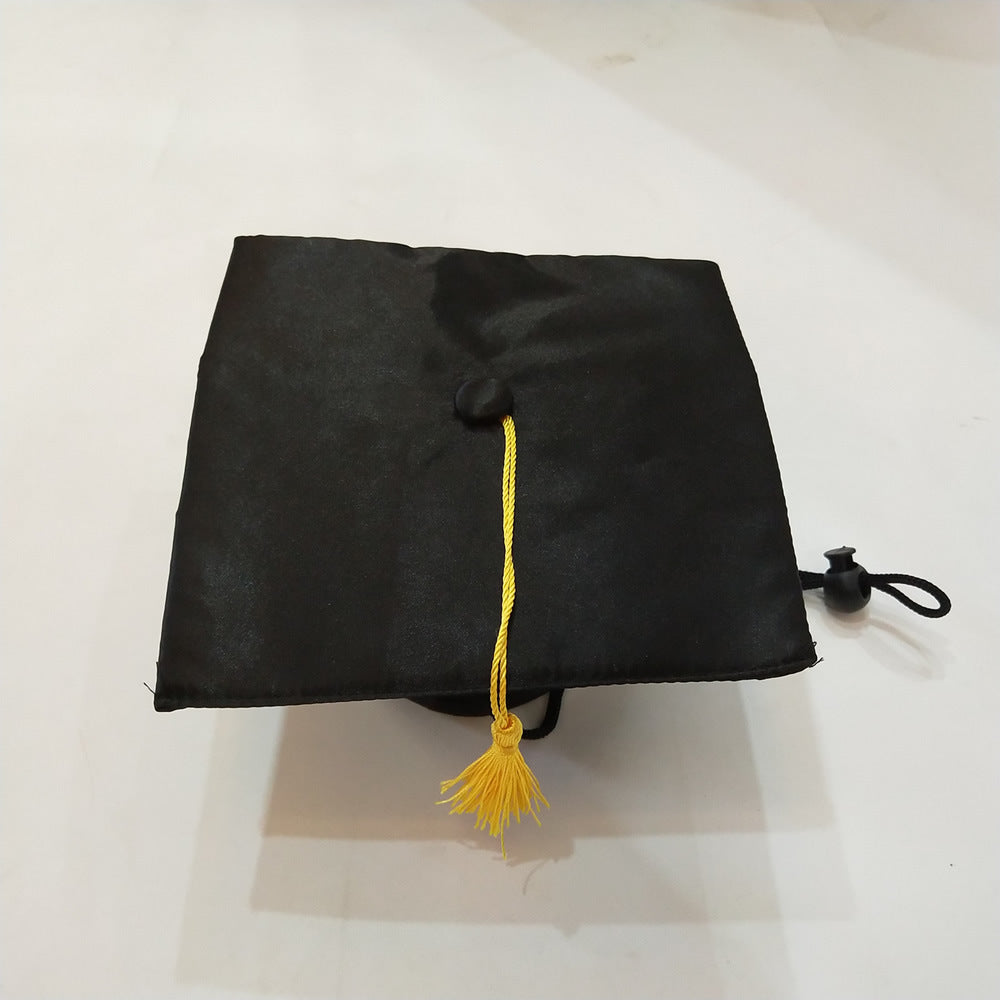 Custom Doctoral Graduation Cap for Dogs with Tassel