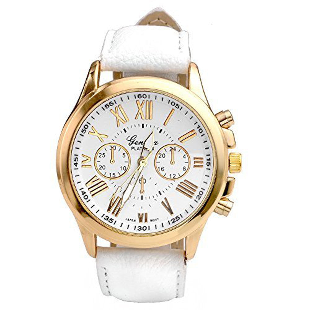 Women's Leather Watch & Men's Outdoor Quartz Watch