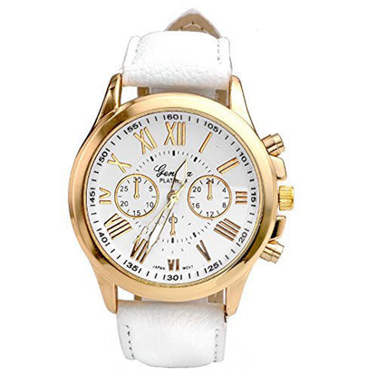Women's Leather Watch & Men's Outdoor Quartz Watch