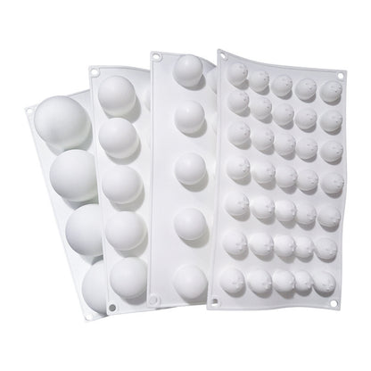 Silicone Mousse Cake Mold for French Desserts and Ice Cream