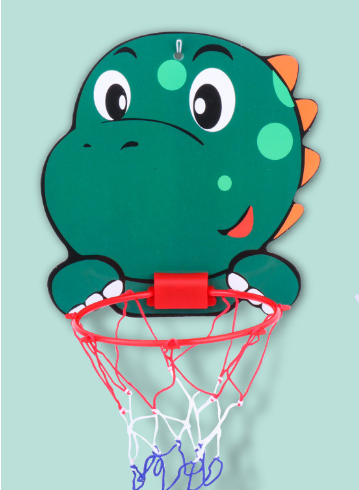 Wall-Mounted Indoor Basketball Hoop for Kids