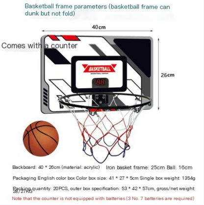 Indoor Outdoor Kids Basketball Hoop for Sports Play