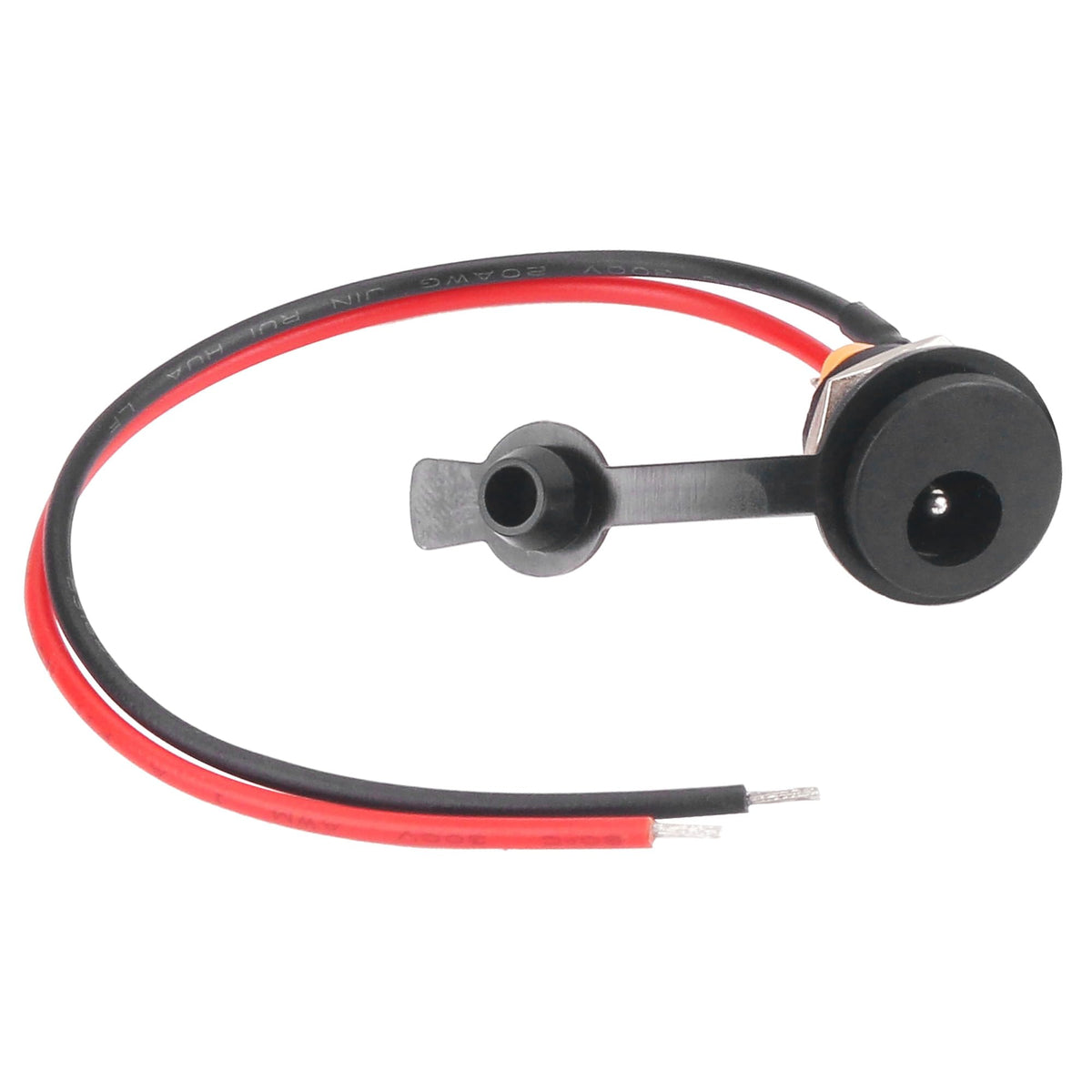Electric Scooter Charging Port for Razor MX125 Dirt Rocket Jetson Dynacraft Hover-1 Swagtron 6 and 12 Volt Power Electric Scooter/Hoverboard E-Bike Coaxial 2-Wire Charging Port with Dust Cap