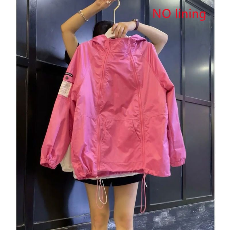 Japanese Style Women's Casual Thin Windbreaker Jacket