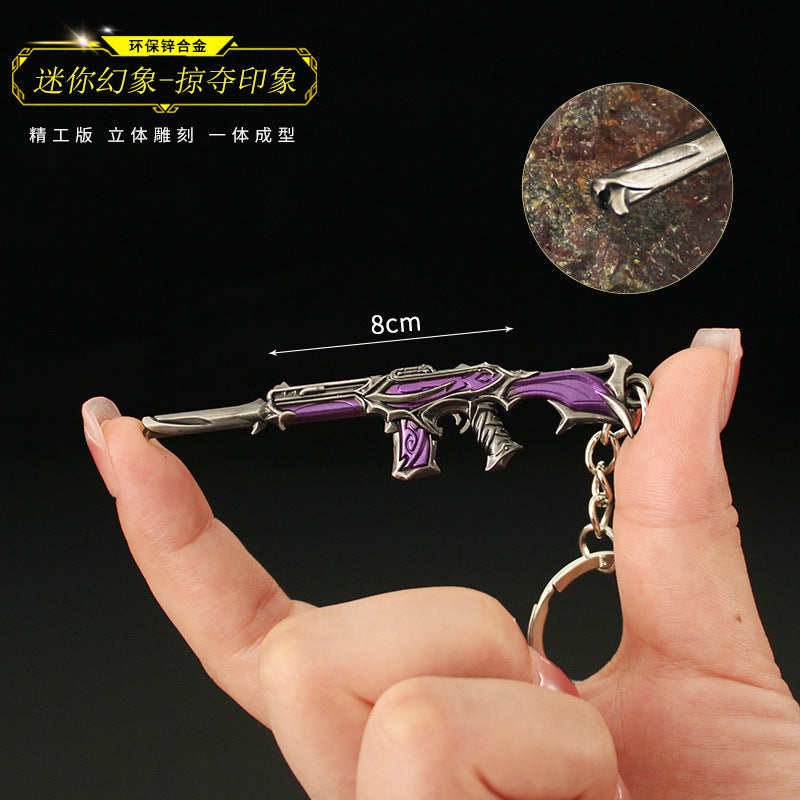 Valorant Merchandise M4 Impression Metal Keychain