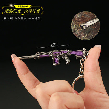 Valorant Merchandise M4 Impression Metal Keychain
