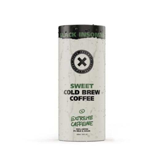 Black Insomnia Coffee Extreme Caffeine Ready To Drink Sweet Cold Brew - 7.4 oz