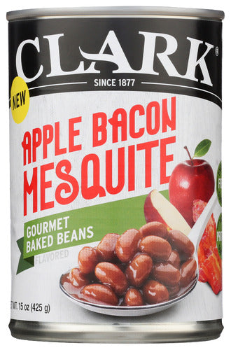 CLARK FOODS: Apple Bacon Mesquite Gourmet Baked Beans, 15 oz