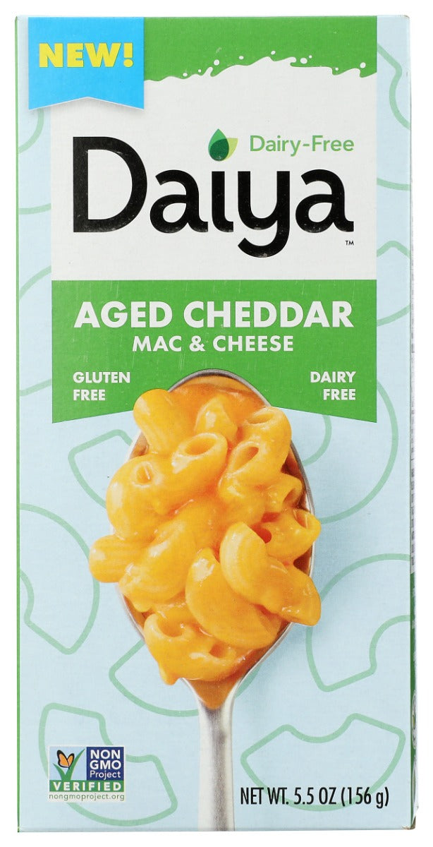 DAIYA: Dairy Free Aged Cheddar Mac and Cheese, 5.5 oz