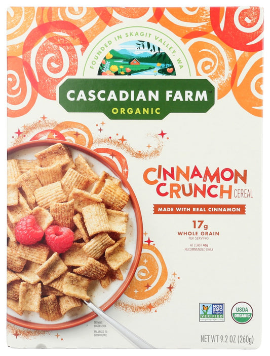 CASCADIAN FARM: Cinnamon Crunch Cereal, 9.2 oz
