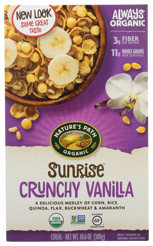 NATURES PATH: Sunrise Crunchy Vanilla Cereal, 10.6 oz