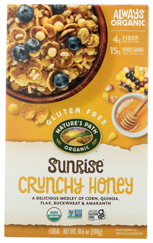 NATURES PATH: Sunrise Crunchy Honey Cereal, 10.6 oz