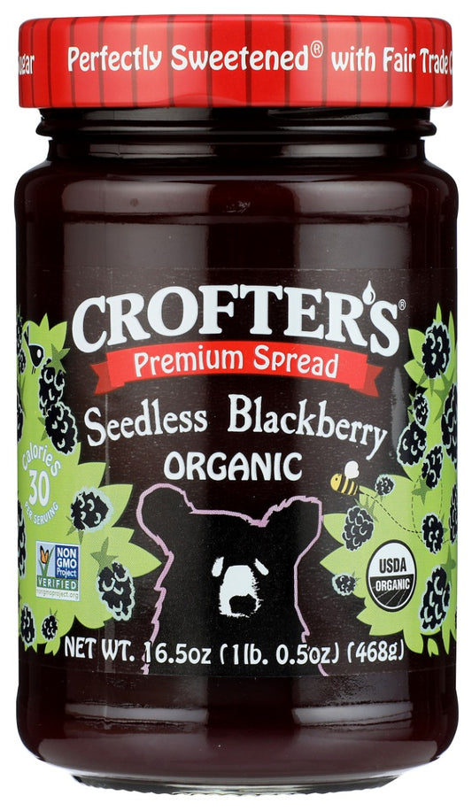 CROFTERS: Premium Spread Blackberry Seedless, 16.5 oz