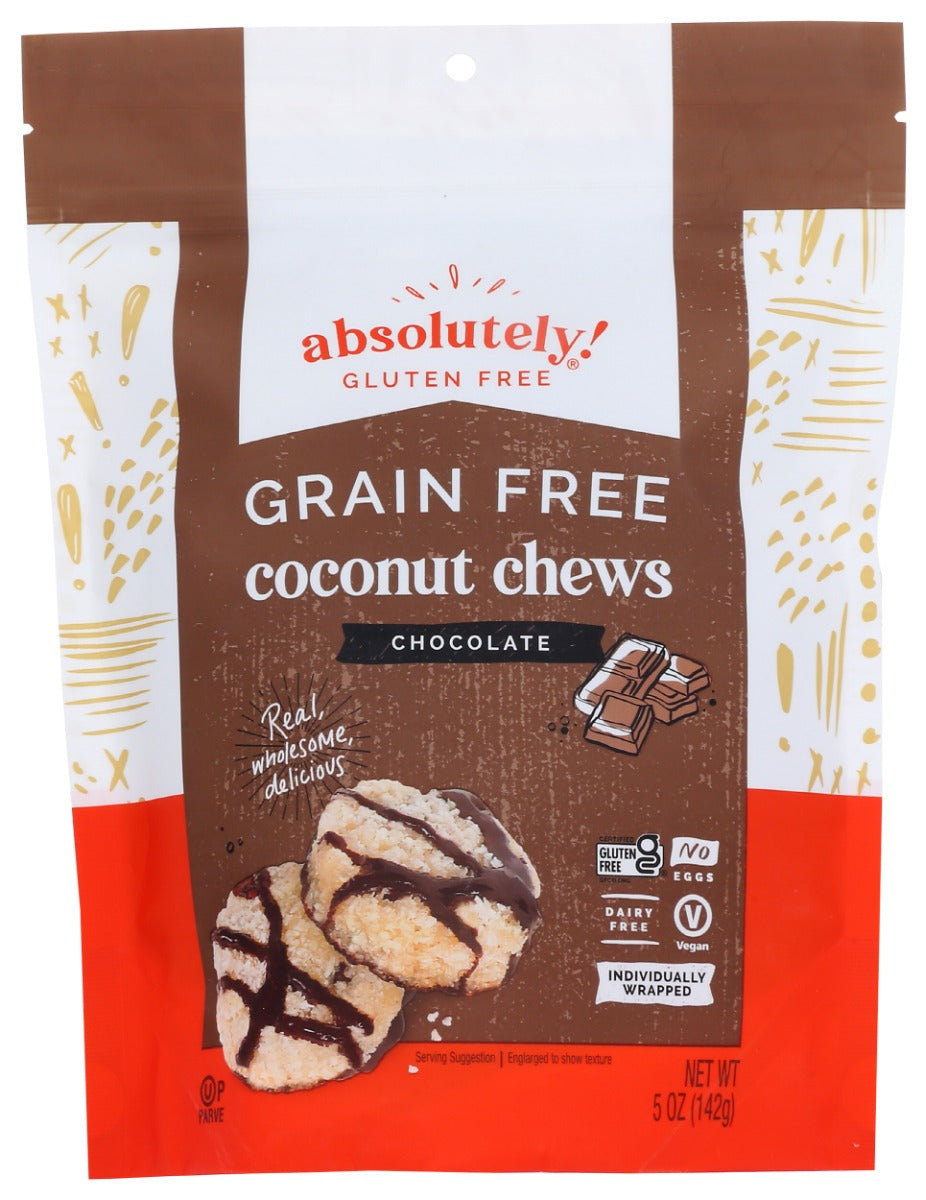 ABSOLUTELY GLUTEN FREE: Chocolate Coconut Chews, 5 oz