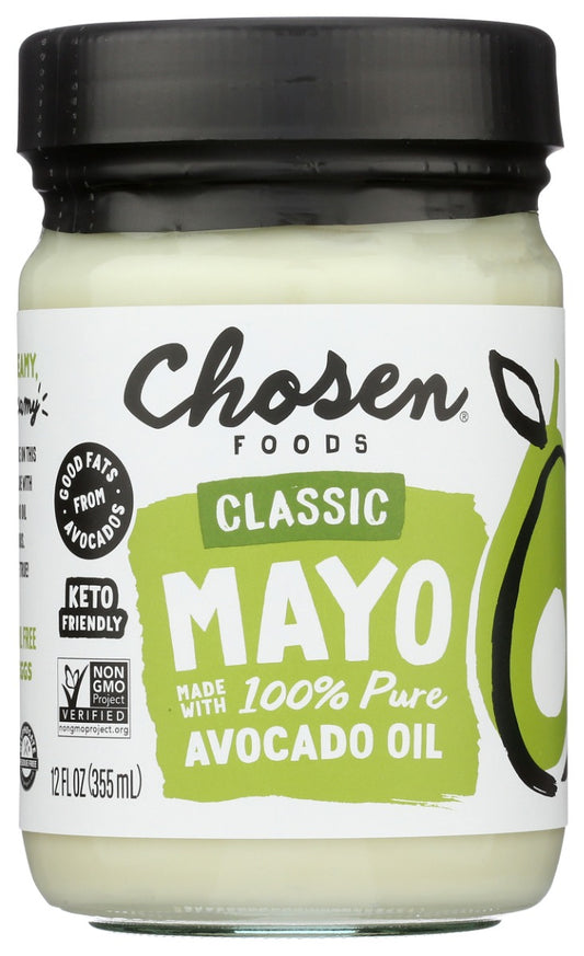 CHOSEN FOODS: Classic Avocado Oil Mayo, 12 oz