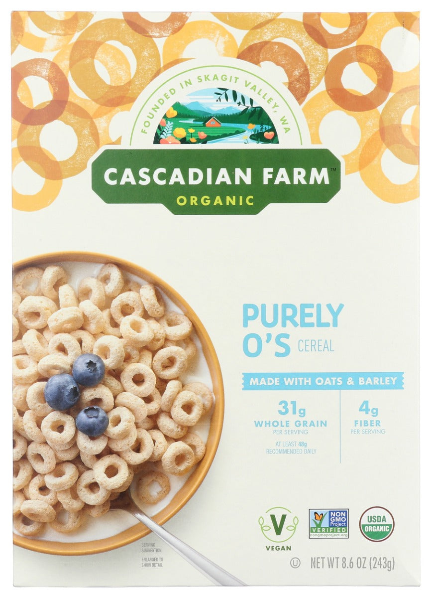 CASCADIAN FARM: Organic Purely Os Cereal, 8.6 oz