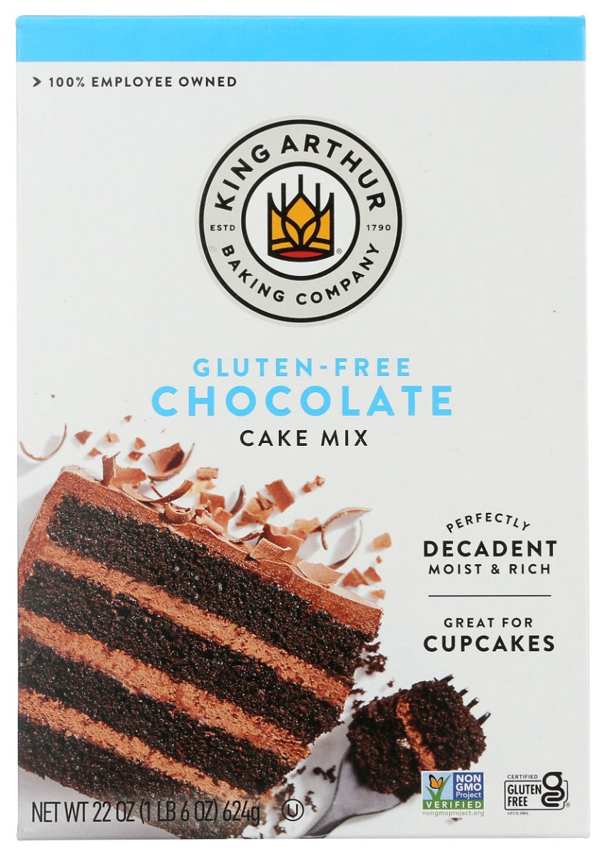 KING ARTHUR: Gluten Free Chocolate Cake Mix, 22 oz