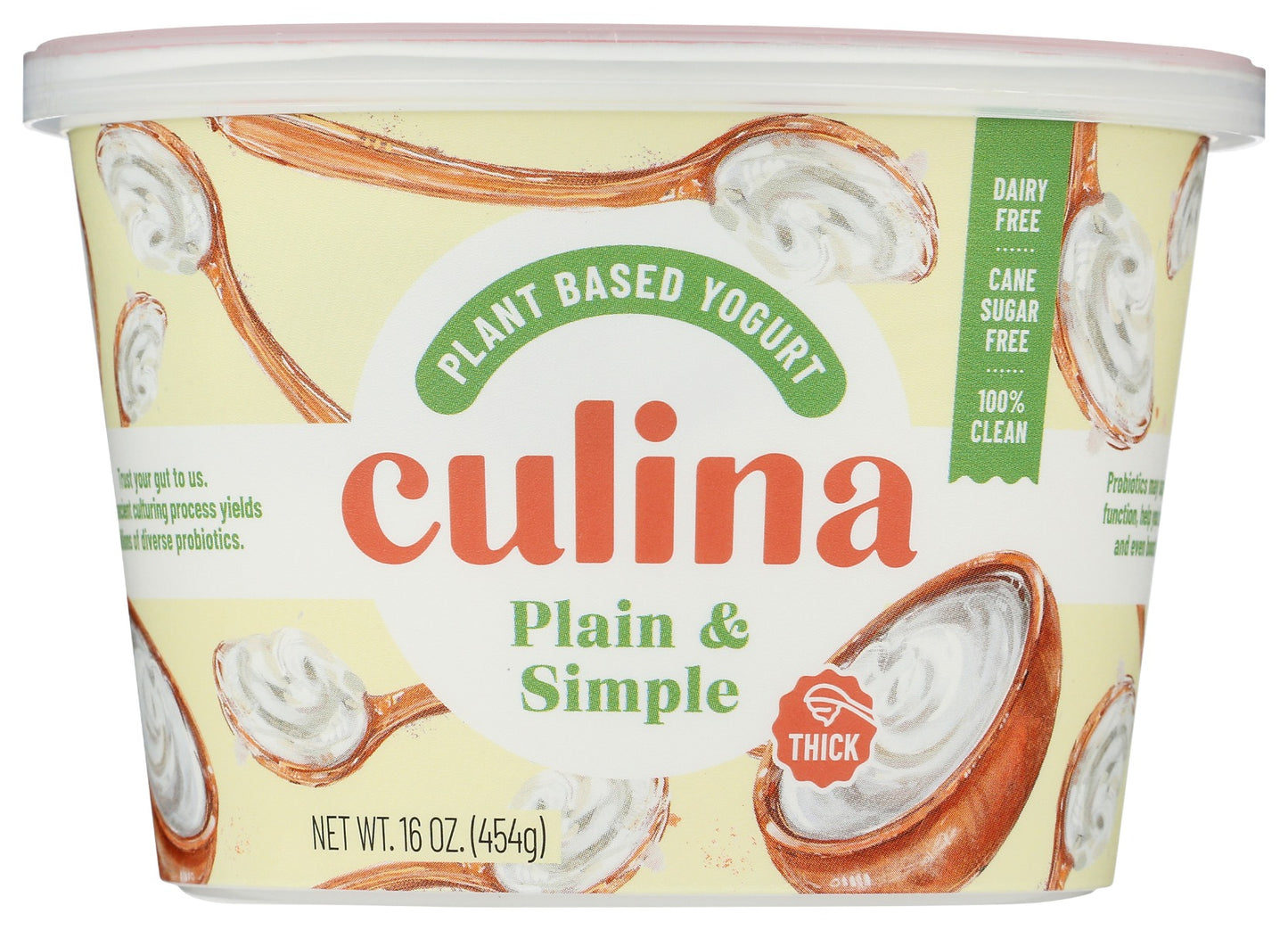 CULINA: Plain Simple Coconut Yogurt, 16 oz