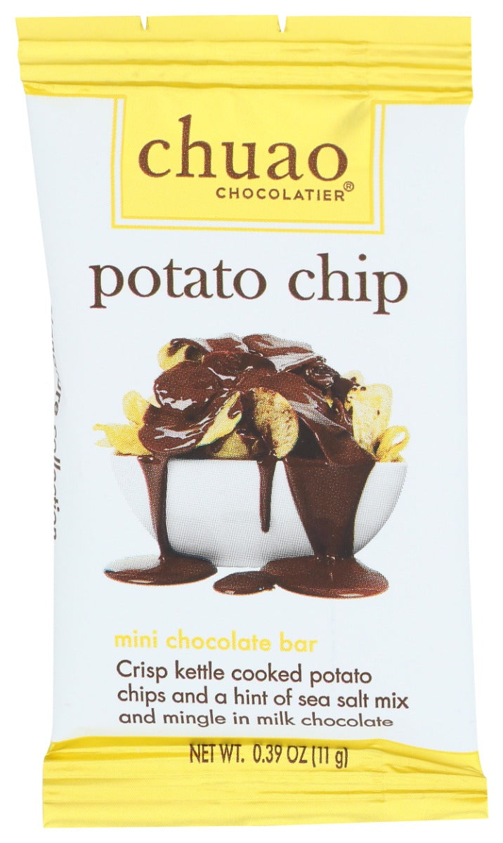 CHUAO CHOCOLATIER: Potato Chip Chocolate Bar, 0.39 oz