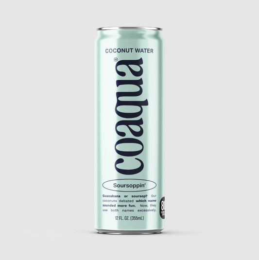 COAQUA: Soursoppin Coconut Water, 12 fo