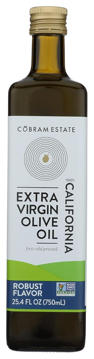 COBRAM ESTATE: California Extra Virgin Olive Oil Robust Flavor, 750 ml