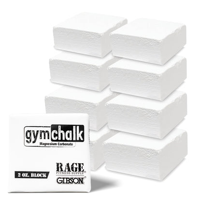 Gibson Gymnastic Powder Chalk Block Premium Taiwan Gymnastics Chalk Blocks Pack of 8 Chalk Blocks Magnesium Carbonate Weightlifting Rock Climbing Powder Chalk 1Lb (8 Blocks x 2oz)