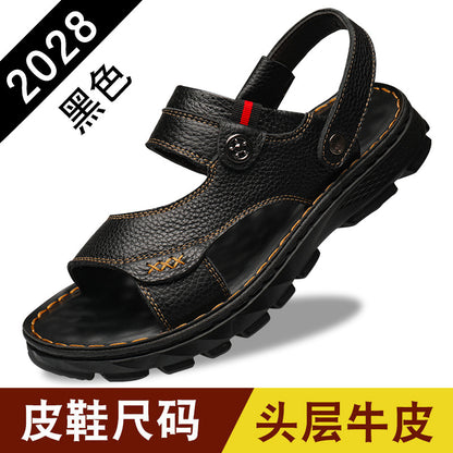 Men's Genuine Leather Sandals - Summer 2022 Collection