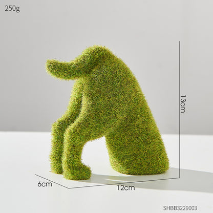 Kawaii Puppy Garden Decor Resin Figurines & Statues