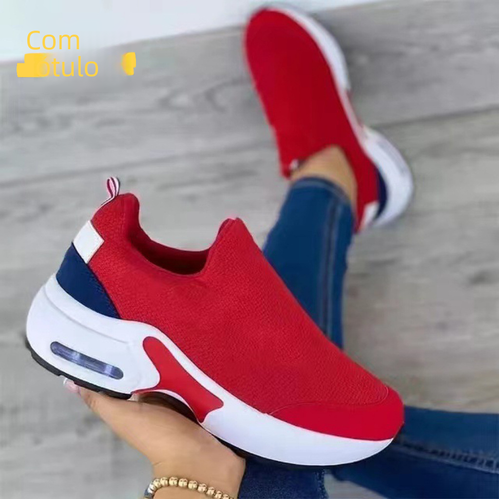 Women's Breathable Mesh Slip-On Sport Shoes