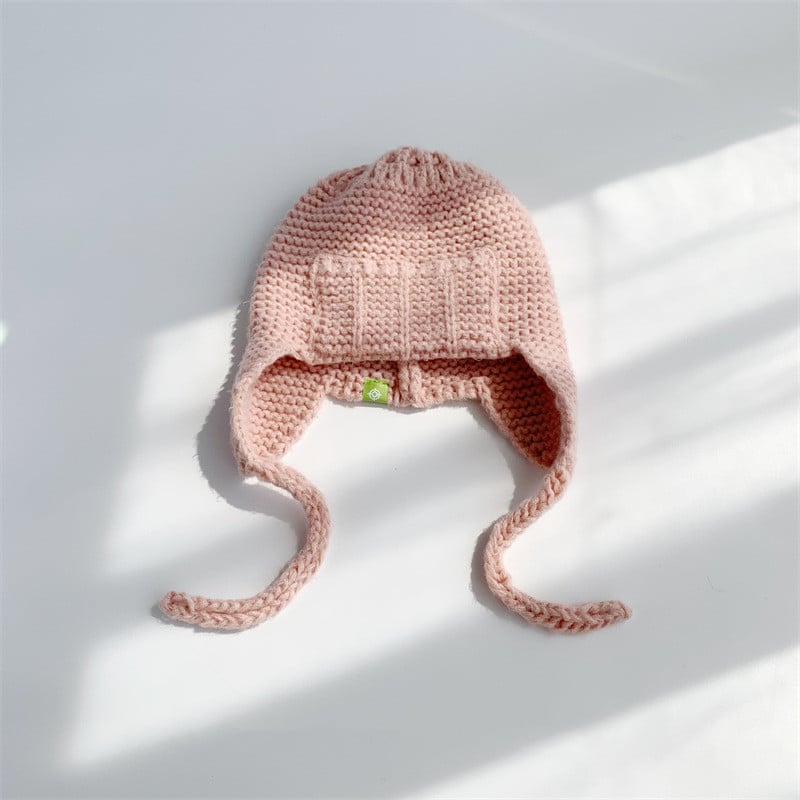 Windproof Wool Ear Protection for Women in Solid Color