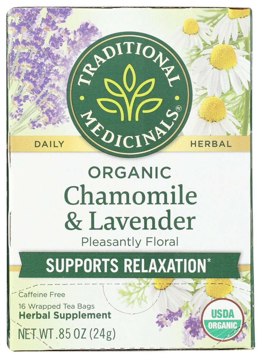TRADITIONAL MEDICINALS: Chamomile and Lavender Tea, 16 bg