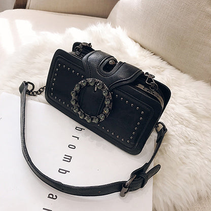 Trendy Sequin Women's Shoulder Bag with Chain Strap