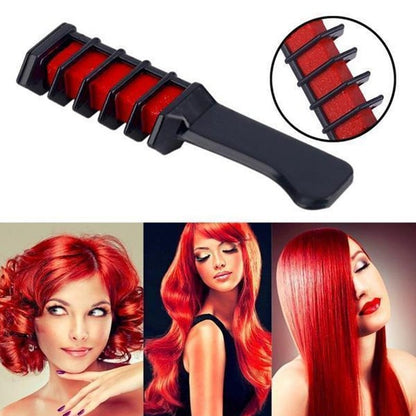 Mini Disposable Hair Color Chalk with Brush