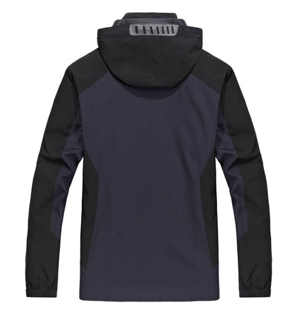 Men's 3-in-1 Outdoor Jacket Set with Windproof Design