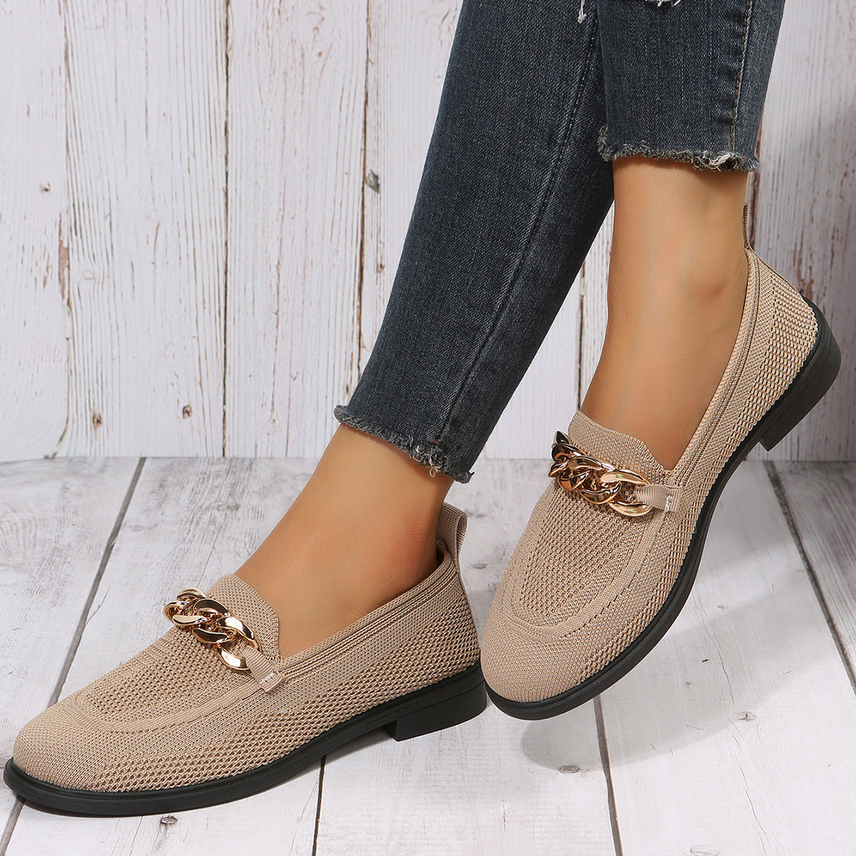2023 Women's Plus Size Slip-On Knit Comfort Shoes