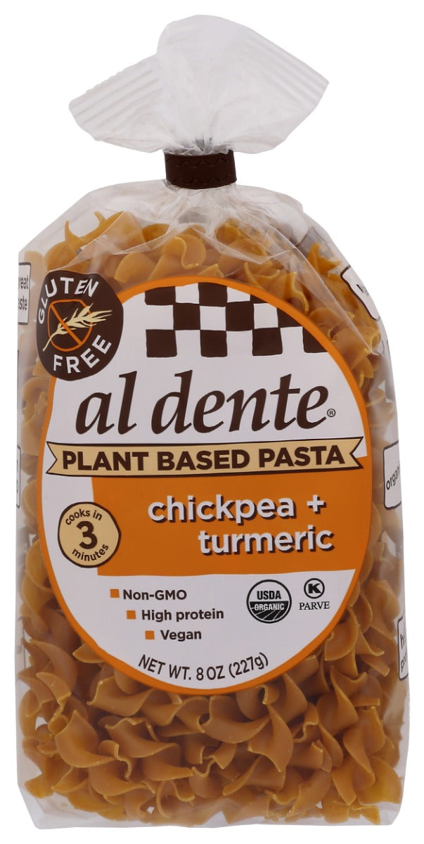 AL DENTE: Chickpea Turmeric Pasta, 8 oz