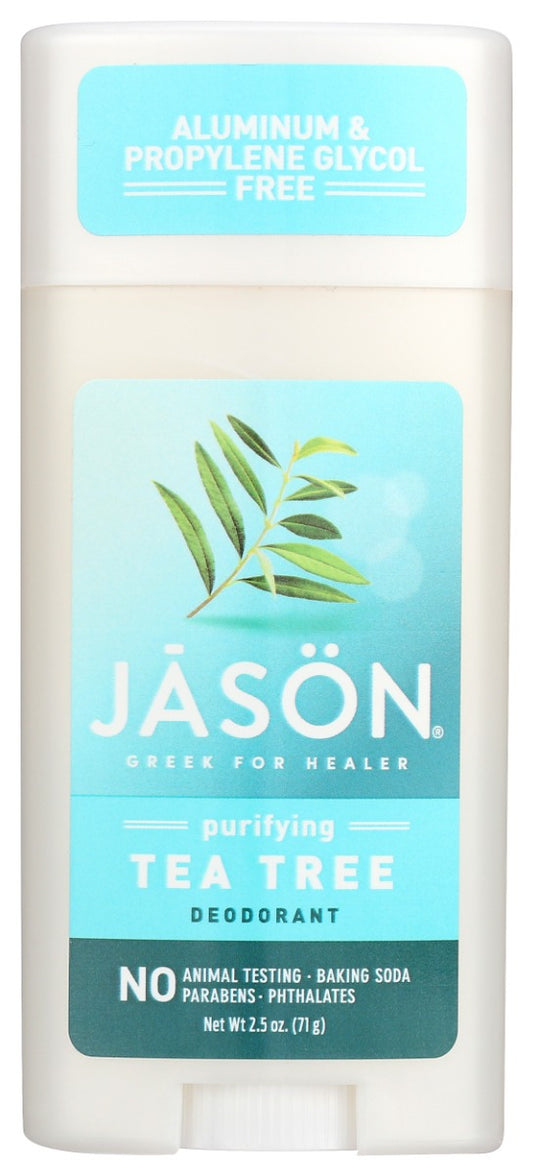 JASON: Purifying Tea Tree Deodorant Stick, 2.5 oz