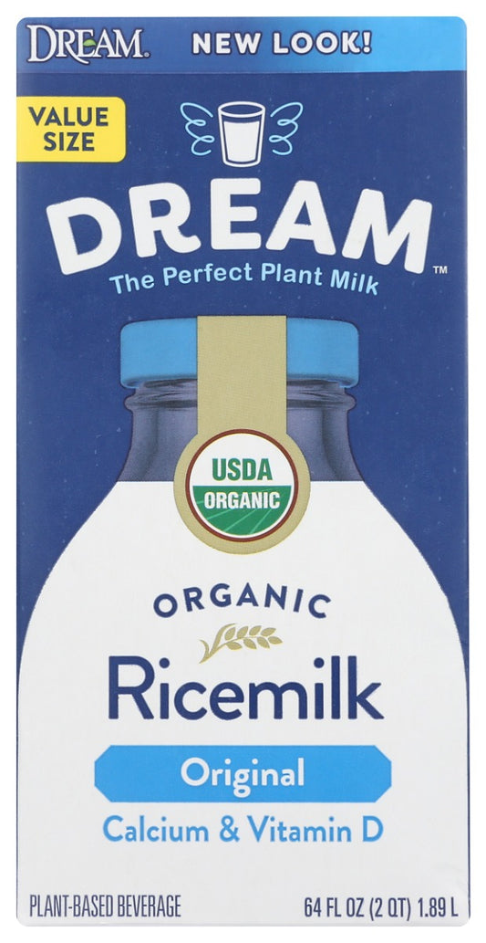 DREAM: Ricemilk Original with Calcium and Vitamin D, 64 fo