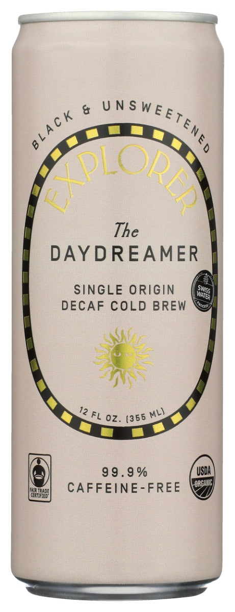 EXPLORER COLD BREW: The Daydreamer Decaf Cold Brew Coffee, 12 fo