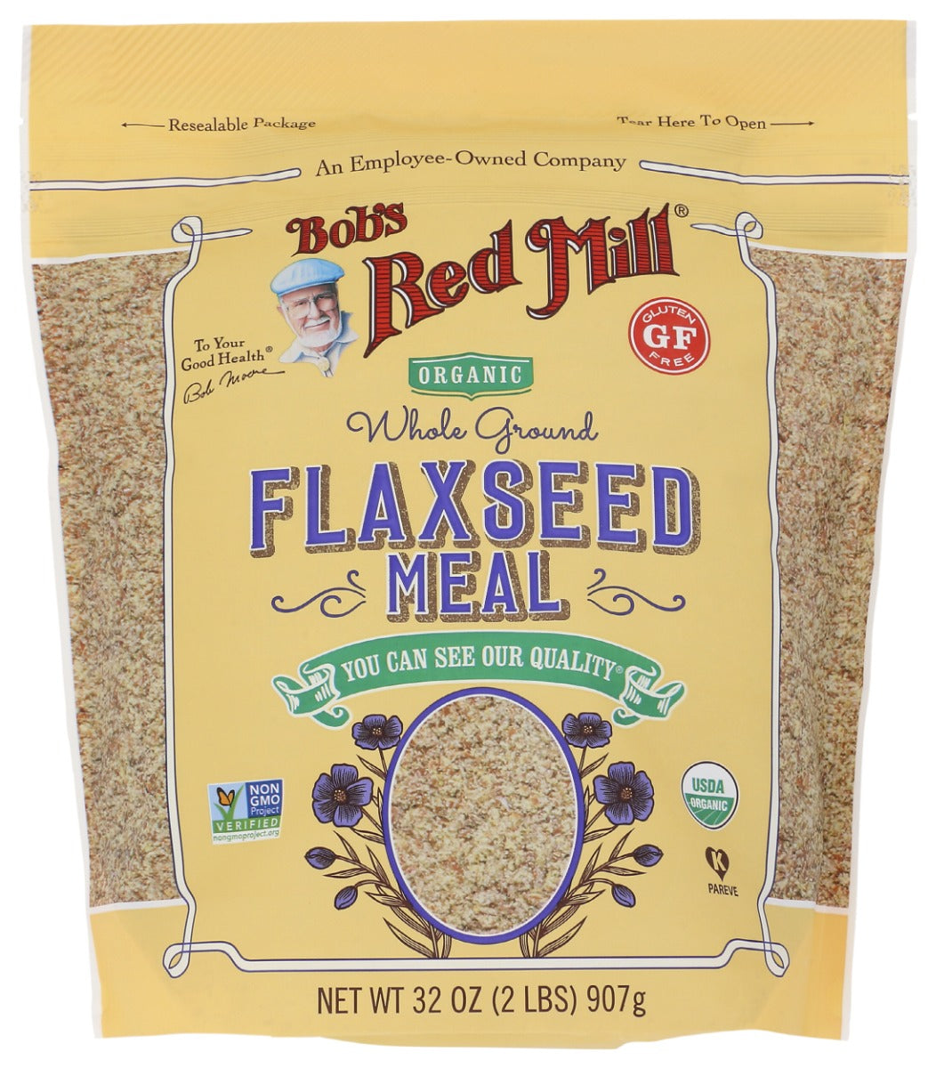 BOBS RED MILL: Organic Brown Flaxseed Meal, 32 oz