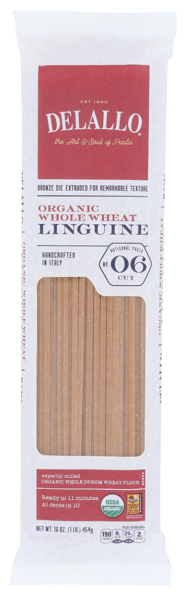 DELALLO: Whole Wheat Linguine, 16 oz