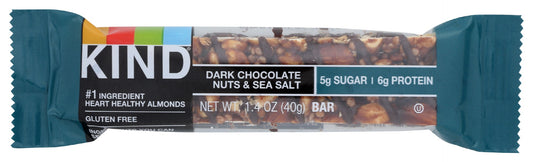KIND: Dark Chocolate Nuts and Sea Salt Bar, 1.4 oz