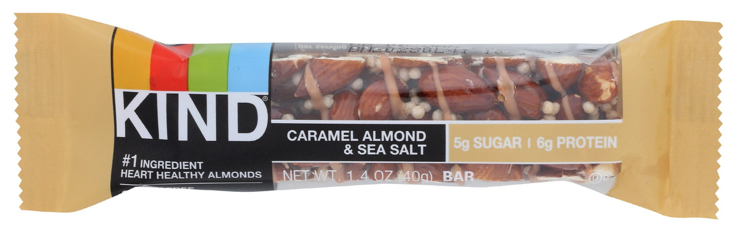 KIND: Caramel Almond and Sea Salt Bar, 1.4 oz